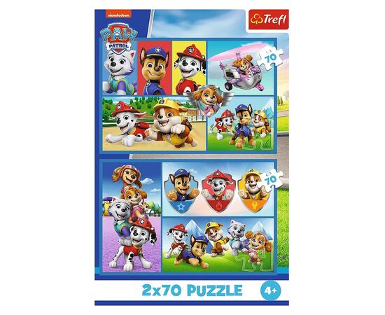 Пазл Trefl Paw Patrol Правила патруля 2x70 (5900511344417), изображение 4 Пазл Trefl Paw Patrol Правила патруля 2x70 (5900511344417), изображение 4