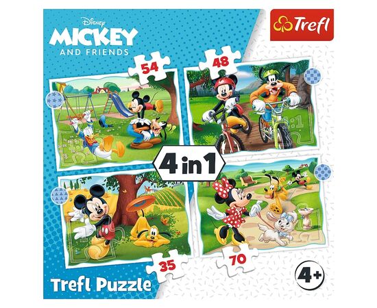 Пазл Trefl Mickey&friends Хороший день (35, 48, 54, 70) элемента (5900511346046), изображение 6 Пазл Trefl Mickey&friends Хороший день (35, 48, 54, 70) элемента (5900511346046), изображение 6