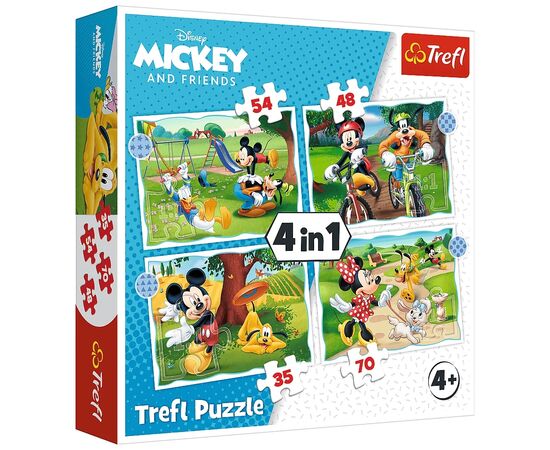 Пазл Trefl Mickey&friends Хороший день (35, 48, 54, 70) элемента (5900511346046)