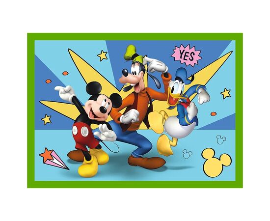 Пазл Trefl Mickey&friends Среди друзей 4 in 1 (12, 15, 20, 24) элемента (5900511346169), изображение 2 Пазл Trefl Mickey&friends Среди друзей 4 in 1 (12, 15, 20, 24) элемента (5900511346169), изображение 2