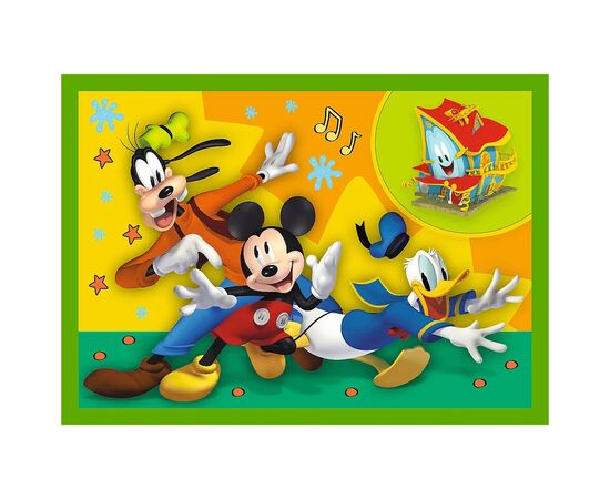Пазл Trefl Mickey&friends Среди друзей 4 in 1 (12, 15, 20, 24) элемента (5900511346169), изображение 3 Пазл Trefl Mickey&friends Среди друзей 4 in 1 (12, 15, 20, 24) элемента (5900511346169), изображение 3