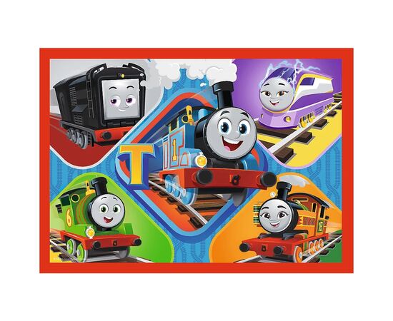 Пазл Trefl Thomas&Friends Удивительный Томас 4 in 1 (12, 15, 20, 24) элемента (5900511346190), изображение 2 Пазл Trefl Thomas&Friends Удивительный Томас 4 in 1 (12, 15, 20, 24) элемента (5900511346190), изображение 2