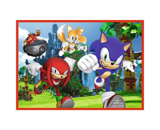 Пазл Trefl Sonic Prigodi Sonika 4 in 1 (35, 48, 54, 70) элемента (5900511346251), изображение 2 Пазл Trefl Sonic Prigodi Sonika 4 in 1 (35, 48, 54, 70) элемента (5900511346251), изображение 2