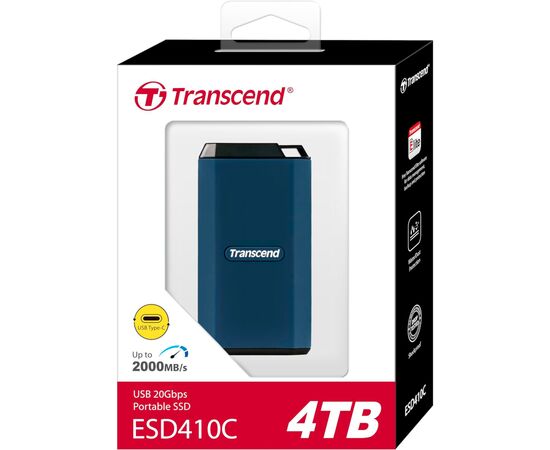 Накопитель SSD USB Type-C 4TB ESD410C Transcend (TS4TESD410C), изображение 5 Накопитель SSD USB Type-C 4TB ESD410C Transcend (TS4TESD410C), изображение 5