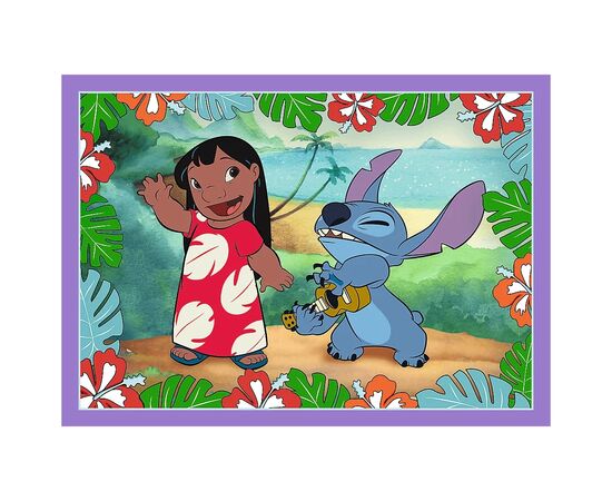 Пазл Trefl Lilo&Stitch Мелкий день 4 in 1 (35, 48, 54, 70) элемента (5900511346336), изображение 4 Пазл Trefl Lilo&Stitch Мелкий день 4 in 1 (35, 48, 54, 70) элемента (5900511346336), изображение 4