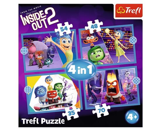 Пазл Trefl Inside Out 2 4 in 1 (35, 48, 54, 70) элемента (5900511346527), изображение 6 Пазл Trefl Inside Out 2 4 in 1 (35, 48, 54, 70) элемента (5900511346527), изображение 6