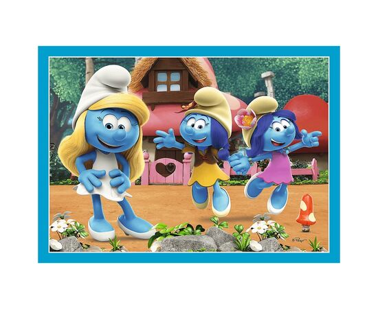 Пазл Trefl The Smurfs Деревня Смурфов 4 in 1 (35, 48, 54, 70) элемента (5900511346565), изображение 5 Пазл Trefl The Smurfs Деревня Смурфов 4 in 1 (35, 48, 54, 70) элемента (5900511346565), изображение 5