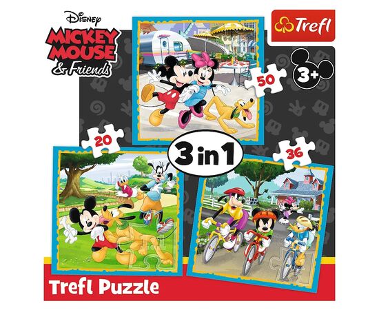 Пазл Trefl Mickey&friends Микки с друзьями 3 in1 (5900511348460), изображение 5 Пазл Trefl Mickey&friends Микки с друзьями 3 in1 (5900511348460), изображение 5