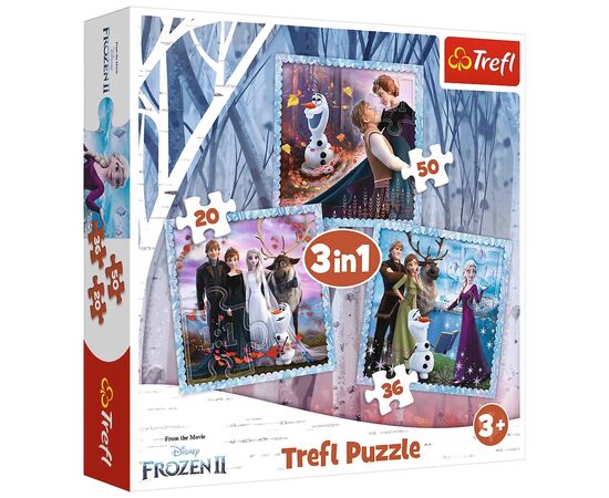 Пазл Trefl Frozen Волшебная история 3 in1 (5900511348538)