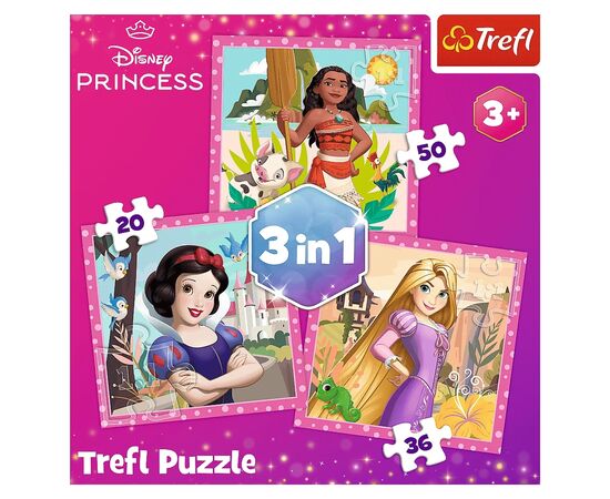 Пазл Trefl Princess Красивые цветы 3 in1 (5900511348750), изображение 5 Пазл Trefl Princess Красивые цветы 3 in1 (5900511348750), изображение 5