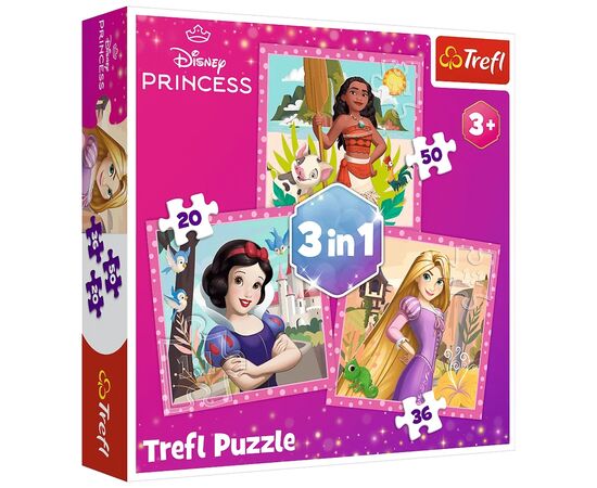 Пазл Trefl Princess Красивые цветы 3 in1 (5900511348750)