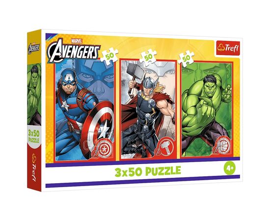 Пазл Trefl The Avengers Ваш герой 3x50 (5900511348910)