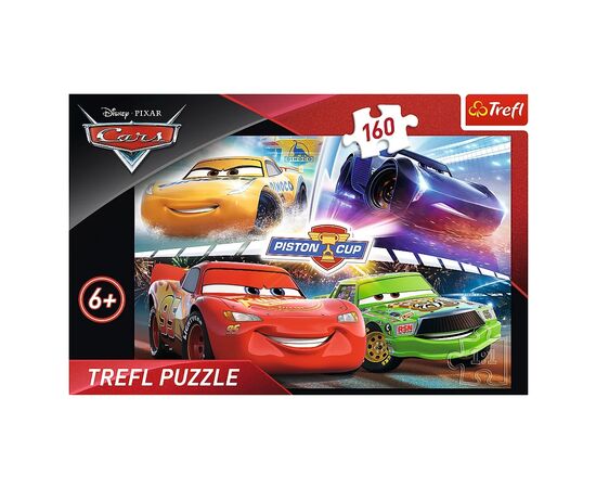 Пазл Trefl Cars Победа в гонке 160 элементов (5900511153569), изображение 2 Пазл Trefl Cars Победа в гонке 160 элементов (5900511153569), изображение 2