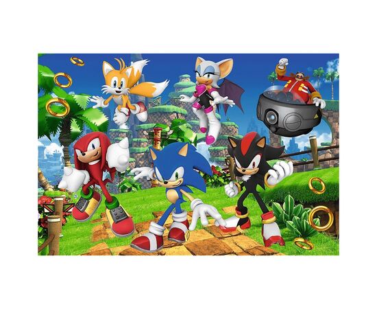 Пазл Trefl Sonic Соник і друзі 160 елементів (5900511154214), зображення 2 Пазл Trefl Sonic Соник і друзі 160 елементів (5900511154214), зображення 2