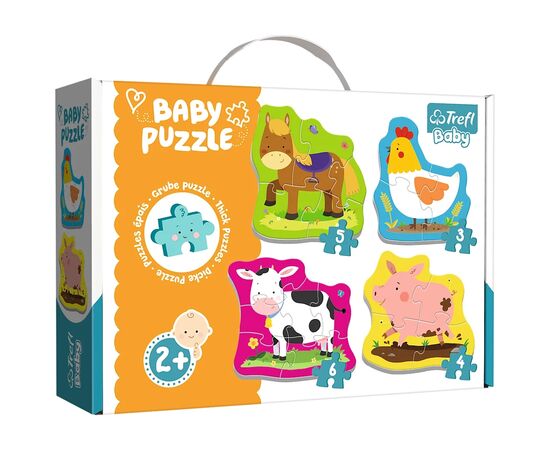 Пазл Trefl Baby Classic Животные на ферме (5900511360707)