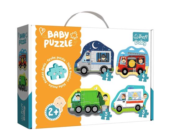Пазл Trefl Baby Classic Транспортные средства и рабочие места (5900511360714)