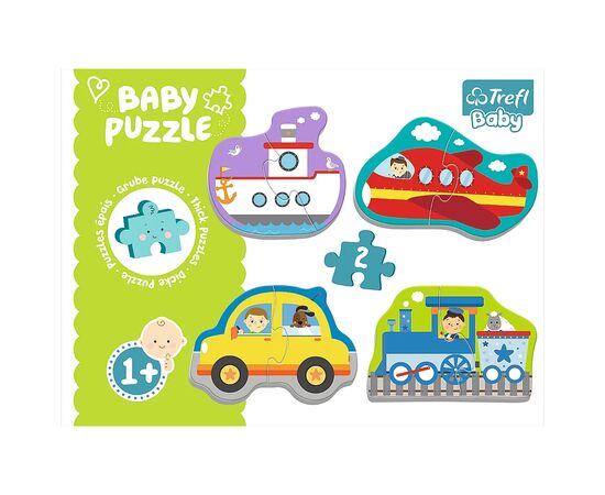 Пазл Trefl Baby Classic Транспортные средства (5900511360752), изображение 2 Пазл Trefl Baby Classic Транспортные средства (5900511360752), изображение 2