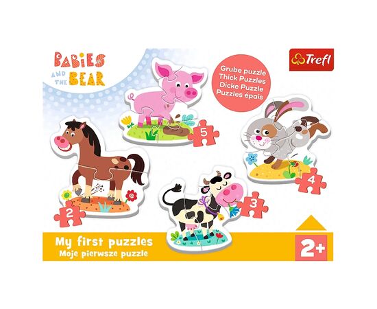 Пазл Trefl Baby Classic На ферме (5900511361278), изображение 6 Пазл Trefl Baby Classic На ферме (5900511361278), изображение 6