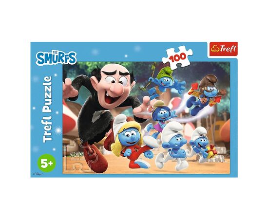 Пазл Trefl The Smurfs Уроки папы Смурфа 100 элементов (5900511164817), изображение 3 Пазл Trefl The Smurfs Уроки папы Смурфа 100 элементов (5900511164817), изображение 3