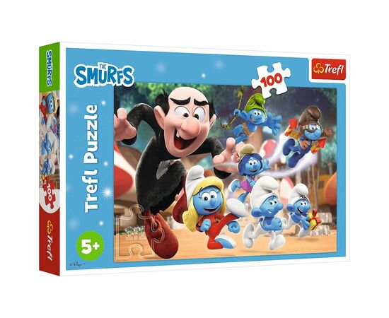 Пазл Trefl The Smurfs Уроки тата Смурфа 100 елементів (5900511164817)