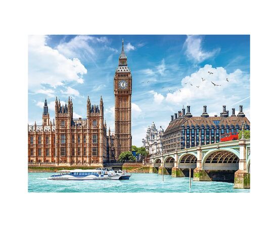 Пазл Trefl Биг Бен, Лондон, Англия 2000 элементов (5900511271201), изображение 2 Пазл Trefl Биг Бен, Лондон, Англия 2000 элементов (5900511271201), изображение 2