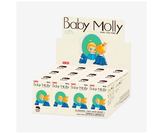 Фигурка Pop Mart сюрприз Baby Molly When I was Three (BMWIT-01), изображение 7 Фигурка Pop Mart сюрприз Baby Molly When I was Three (BMWIT-01), изображение 7