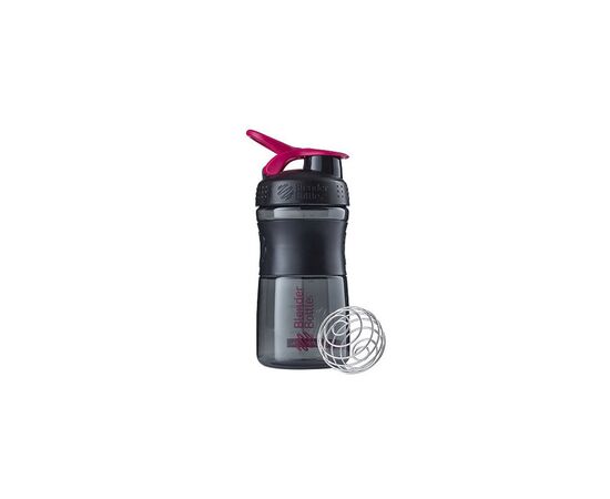 Шейкер спортивный BlenderBottle SportMixer Flip 20oz/590ml Black/Pink (SM 20oz Black/Pink), изображение 2 Шейкер спортивный BlenderBottle SportMixer Flip 20oz/590ml Black/Pink (SM 20oz Black/Pink), изображение 2