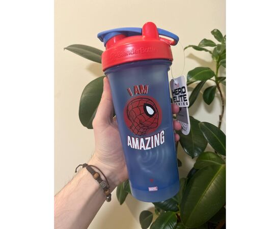 Шейкер спортивный BlenderBottle Classic Loop PRO 28oz/820ml Marvel Spider Man (Loop_PRO_28oz_Spider Man), изображение 3 Шейкер спортивный BlenderBottle Classic Loop PRO 28oz/820ml Marvel Spider Man (Loop_PRO_28oz_Spider Man), изображение 3
