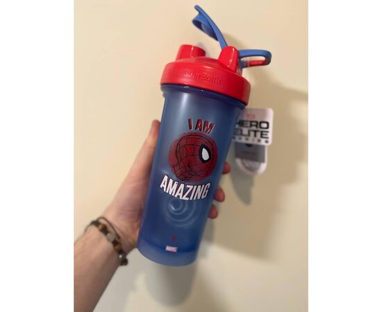 Шейкер спортивный BlenderBottle Classic Loop PRO 28oz/820ml Marvel Spider Man (Loop_PRO_28oz_Spider Man), изображение 7 Шейкер спортивный BlenderBottle Classic Loop PRO 28oz/820ml Marvel Spider Man (Loop_PRO_28oz_Spider Man), изображение 7