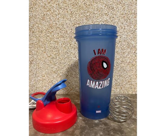 Шейкер спортивный BlenderBottle Classic Loop PRO 28oz/820ml Marvel Spider Man (Loop_PRO_28oz_Spider Man), изображение 9 Шейкер спортивный BlenderBottle Classic Loop PRO 28oz/820ml Marvel Spider Man (Loop_PRO_28oz_Spider Man), изображение 9