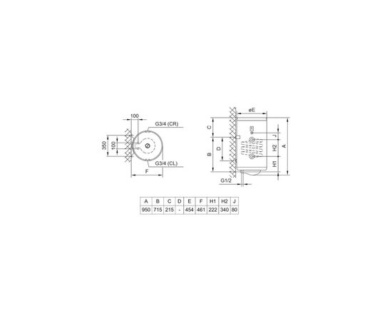 Бойлер косвенного нагрева TIKI Econ MCR 120V9 (700166), изображение 2 Бойлер косвенного нагрева TIKI Econ MCR 120V9 (700166), изображение 2