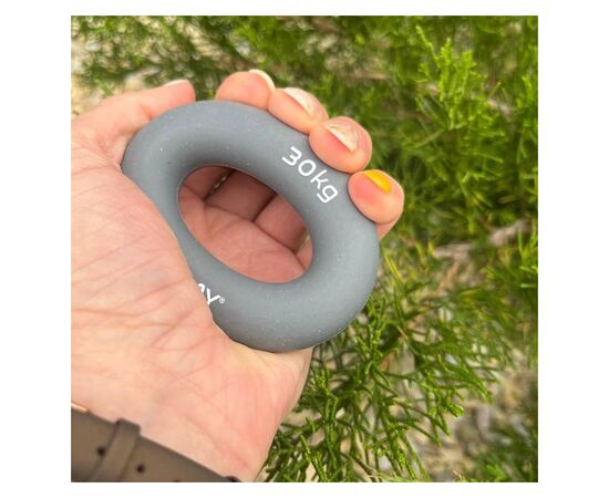 Эспандер PowerPlay PP-4324 Hand Grip Ring X-Hard 30 кг Сірий (PP_4324_30kg), изображение 10 Эспандер PowerPlay PP-4324 Hand Grip Ring X-Hard 30 кг Сірий (PP_4324_30kg), изображение 10