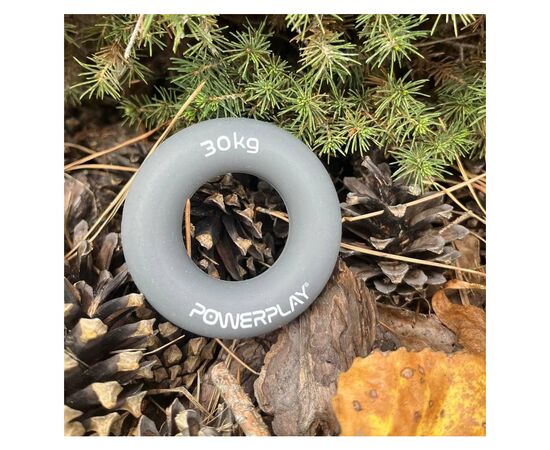 Эспандер PowerPlay PP-4324 Hand Grip Ring X-Hard 30 кг Сірий (PP_4324_30kg), изображение 9 Эспандер PowerPlay PP-4324 Hand Grip Ring X-Hard 30 кг Сірий (PP_4324_30kg), изображение 9