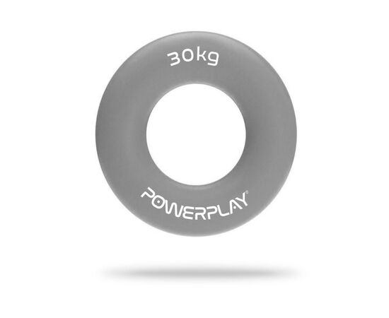 Еспандер PowerPlay PP-4324 Hand Grip Ring X-Hard 30 кг Сірий (PP_4324_30kg)