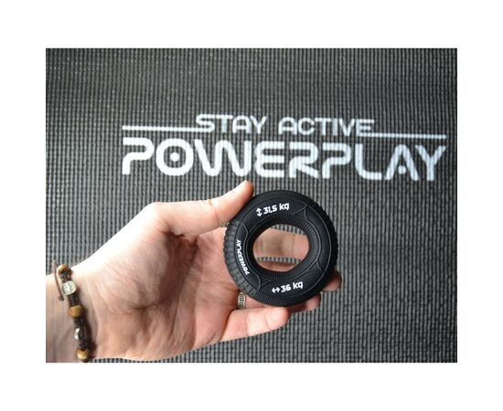 Еспандер PowerPlay PP-4330 Hand Grip Loops Hard 31.5-36 кг Чорний (PP_4330_Black_(31.5-36kg)), зображення 4 Еспандер PowerPlay PP-4330 Hand Grip Loops Hard 31.5-36 кг Чорний (PP_4330_Black_(31.5-36kg)), зображення 4