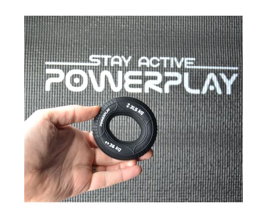 Еспандер PowerPlay PP-4330 Hand Grip Loops Hard 31.5-36 кг Чорний (PP_4330_Black_(31.5-36kg)), зображення 5 Еспандер PowerPlay PP-4330 Hand Grip Loops Hard 31.5-36 кг Чорний (PP_4330_Black_(31.5-36kg)), зображення 5