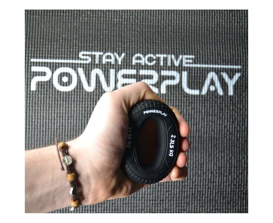 Еспандер PowerPlay PP-4330 Hand Grip Loops Hard 31.5-36 кг Чорний (PP_4330_Black_(31.5-36kg)), зображення 7 Еспандер PowerPlay PP-4330 Hand Grip Loops Hard 31.5-36 кг Чорний (PP_4330_Black_(31.5-36kg)), зображення 7