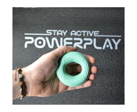 Эспандер PowerPlay PP-4330 Hand Grip Loops Large 22.5-27 кг М'ятний (PP_4330_Mint_(22.5-27kg)), изображение 3 Эспандер PowerPlay PP-4330 Hand Grip Loops Large 22.5-27 кг М'ятний (PP_4330_Mint_(22.5-27kg)), изображение 3