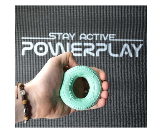 Эспандер PowerPlay PP-4330 Hand Grip Loops Large 22.5-27 кг М'ятний (PP_4330_Mint_(22.5-27kg)), изображение 4 Эспандер PowerPlay PP-4330 Hand Grip Loops Large 22.5-27 кг М'ятний (PP_4330_Mint_(22.5-27kg)), изображение 4