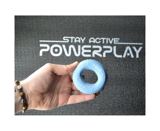 Эспандер PowerPlay PP-4330 Hand Grip Loops Light 13.5-18 кг Блакитний (PP_4330_Blue_(13.5-18kg)), изображение 4 Эспандер PowerPlay PP-4330 Hand Grip Loops Light 13.5-18 кг Блакитний (PP_4330_Blue_(13.5-18kg)), изображение 4