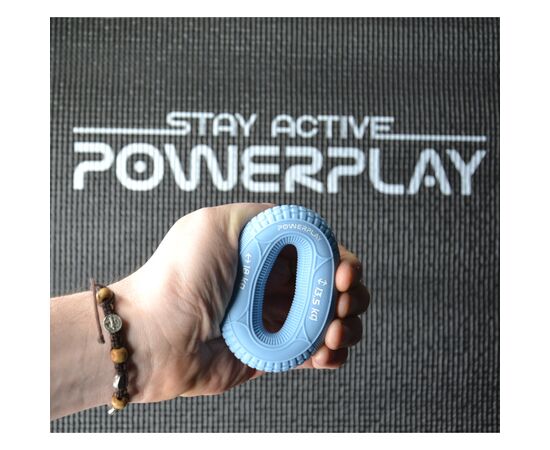Эспандер PowerPlay PP-4330 Hand Grip Loops Light 13.5-18 кг Блакитний (PP_4330_Blue_(13.5-18kg)), изображение 5 Эспандер PowerPlay PP-4330 Hand Grip Loops Light 13.5-18 кг Блакитний (PP_4330_Blue_(13.5-18kg)), изображение 5