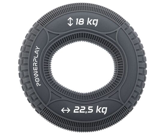 Еспандер PowerPlay PP-4330 Hand Grip Loops Medium 18-22,5 кг Сірий (PP_4330_Grey_(18-22.5kg))