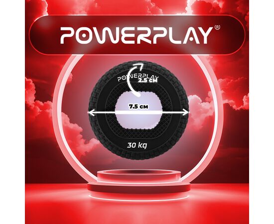 Эспандер PowerPlay PP-4333 Hand Grip Hard 30 кг Чорний (PP_4333_Black_30kg), изображение 9 Эспандер PowerPlay PP-4333 Hand Grip Hard 30 кг Чорний (PP_4333_Black_30kg), изображение 9