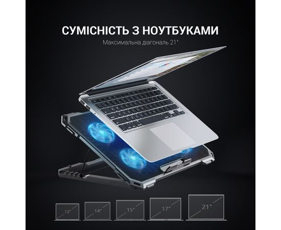 Подставка для ноутбука GamePro CP485, изображение 9 Подставка для ноутбука GamePro CP485, изображение 9