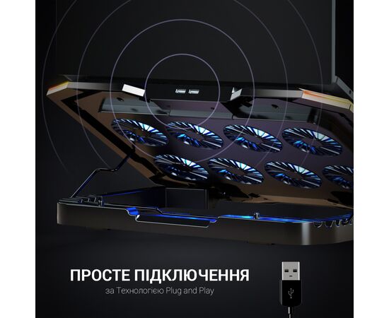 Подставка для ноутбука GamePro CP870, изображение 8 Подставка для ноутбука GamePro CP870, изображение 8