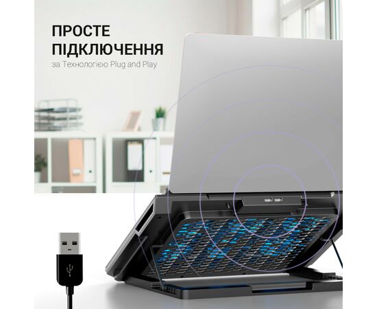 Подставка для ноутбука GamePro CP890, изображение 6 Подставка для ноутбука GamePro CP890, изображение 6