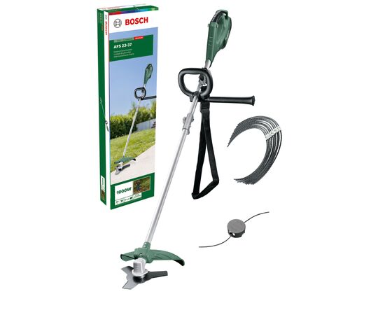 Триммер садовый Bosch AFS 23-37 1000Вт, леска 37см, чем 23см, 5.7кг (0.600.8A9.000), изображение 2 Триммер садовый Bosch AFS 23-37 1000Вт, леска 37см, чем 23см, 5.7кг (0.600.8A9.000), изображение 2