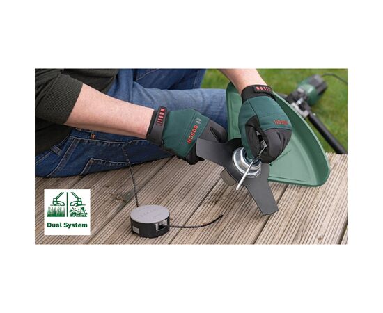 Триммер садовый Bosch AFS 23-37 1000Вт, леска 37см, чем 23см, 5.7кг (0.600.8A9.000), изображение 6 Триммер садовый Bosch AFS 23-37 1000Вт, леска 37см, чем 23см, 5.7кг (0.600.8A9.000), изображение 6