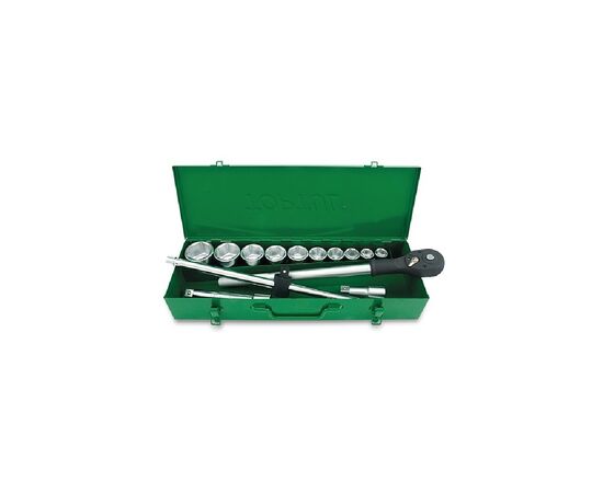Набор инструментов Toptul с трещоткой 3/4" 14шт. (6-гр.) (GCAD1405)