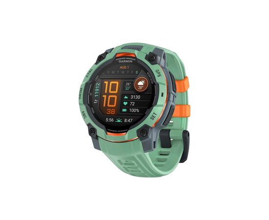 Смарт-годинник Garmin Instinct 3, 45mm, AMOLED, Neo Tropic Bezel w/Neo Tropic Bnd, GPS смарт-годинник (010-02936-01)